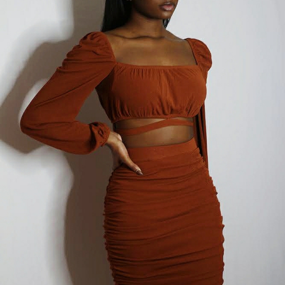 Two Piece Skirt Set
